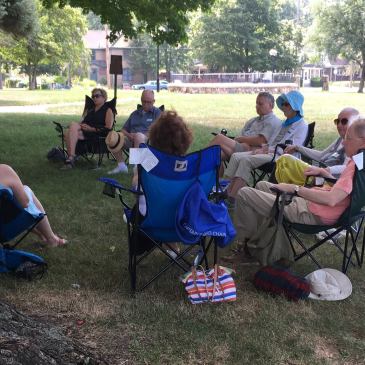 Picnic at Quaker Park in Battle Creek, Michigan